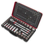 Premier Platinum Metric/Imperial Socket Set 1/2"Sq Drive 40pc Sealey Premier Platinum - Dynamic Drive