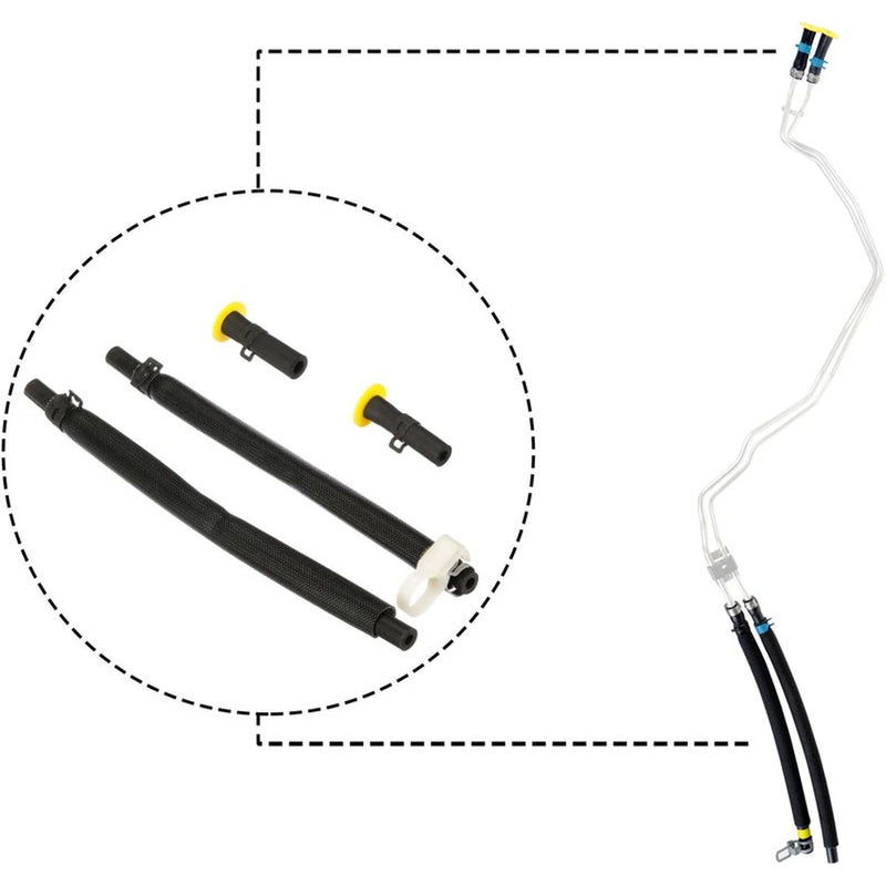 Gates Soot/Particulate Filter Regeneration Hose Line ID Silicone fits Ford C-Max