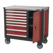 Sealey Mobile Workstation 8 Drawer with Ball-Bearing Slides AP2418 Sealey - Dynamic Drive