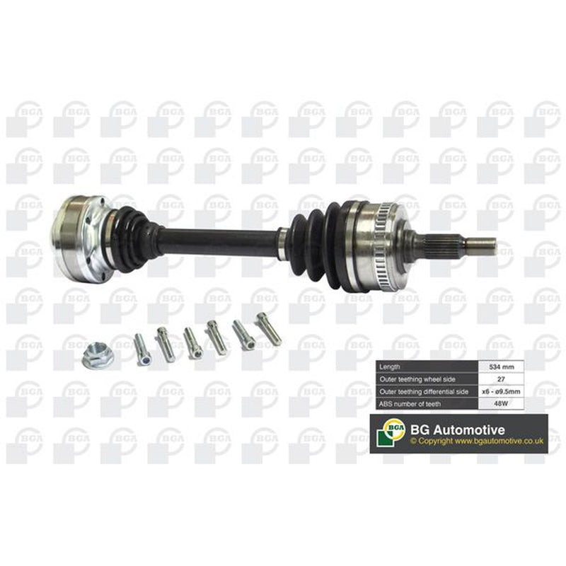 BGA CV Drive Shaft Driveshaft Front Right fits Mercedes-Benz V-Class 1996-2003