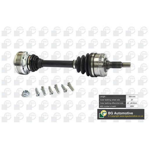 BGA CV Drive Shaft Driveshaft Front Right fits Mercedes-Benz V-Class 1996-2003