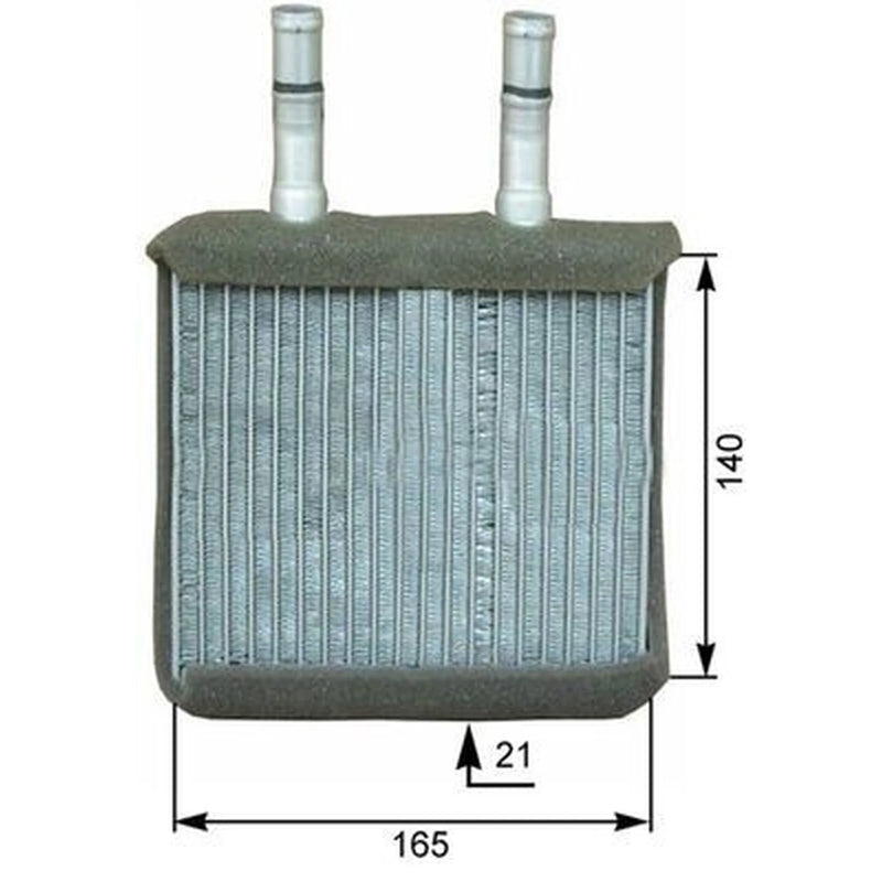 Mahle Heater Matrix Core Heat Exchanger fits Hyundai Amica 1998-2008 1.0 1.1