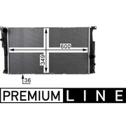 Mahle Engine Radiator fits BMW 3 2012-2015