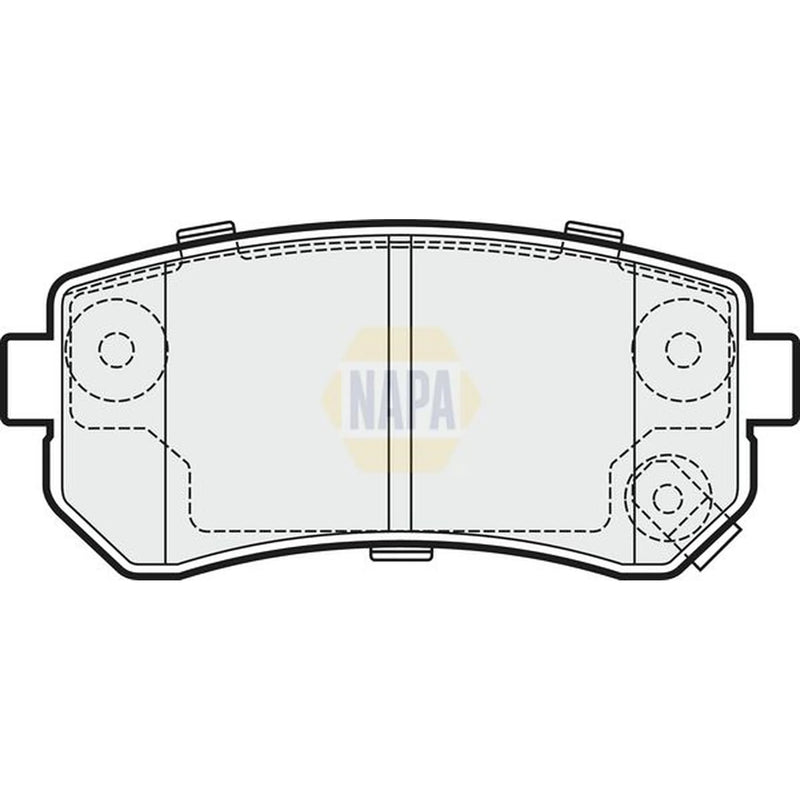 NAPA Rear Brake Pad Set NBP1303
