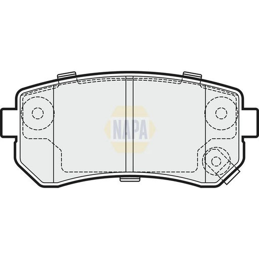 NAPA Rear Brake Pad Set NBP1303