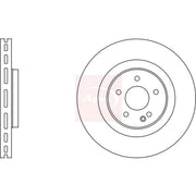 Apec 2 x Vented Brake Discs fits Mercedes-Benz Sl 1992-2001