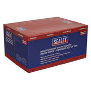 Sealey Multipurpose Paper Wipes in Dispenser Box Smooth White 73gsm 150 Sheets Sealey - Dynamic Drive