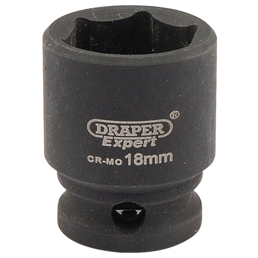 Draper Expert HI-TORQ 6 Point Impact Socket, 3/8" Sq. Dr., 18mm Draper - Dynamic Drive