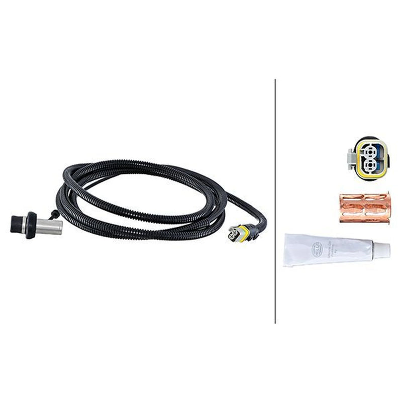 Hella ABS Wheel Speed Sensor Front Left fits Man Tga 1999-2011