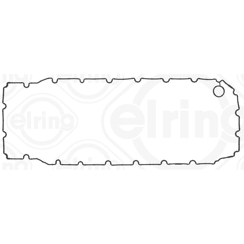 Elring Oil Sump Gasket Wide Thick fits Mercedes-Benz Actros MP4 / MP5 2011 on