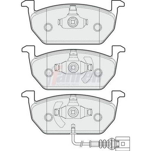 Fahren Front Brake Pad Set FBP3377