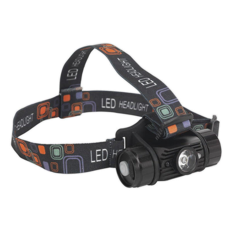 Sealey Rechargeable Head Torch 5W SMD LED Auto-Sensor HT108LED Sealey - Dynamic Drive