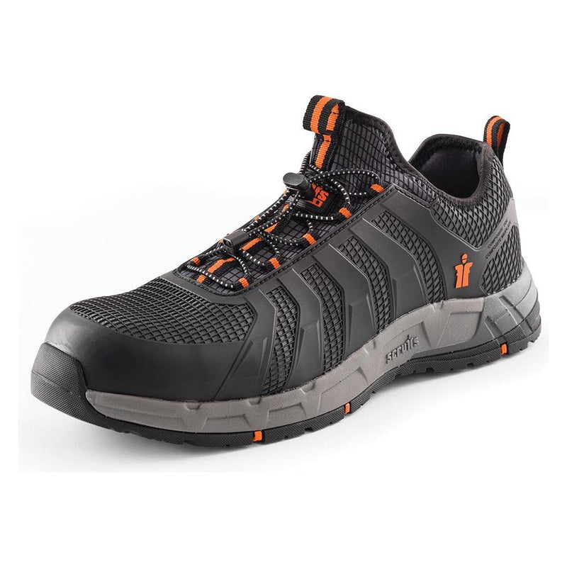 Scruffs Argon Safety Trainers Black Size 8 / 42 Scruffs - Dynamic Drive