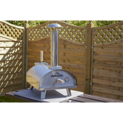 Dellonda Portable Wood-Fired Pizza Oven and Smoking Oven Stainless Steel Dellonda  - Dynamic Drive
