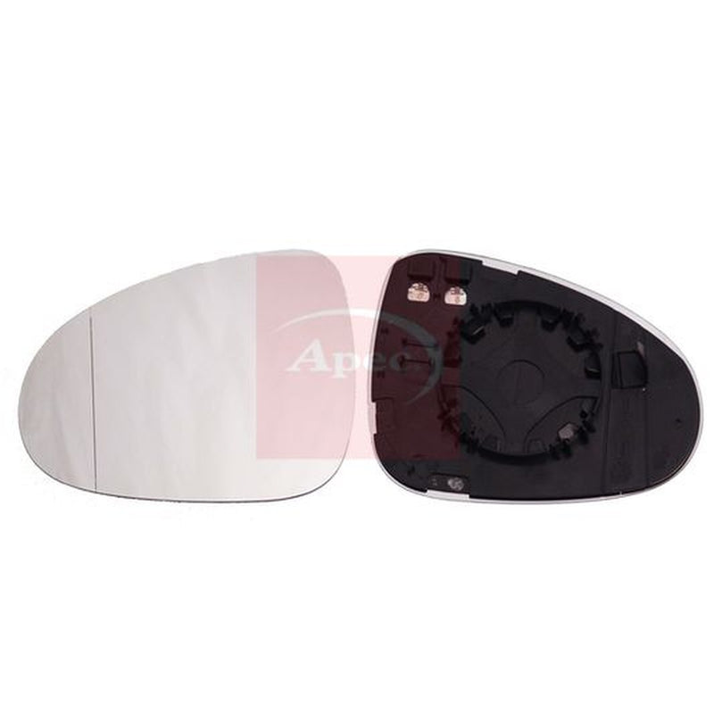 Apec Exterior Wing Mirror Glass Left fits VW Touareg 2010-2018 3.0 3.6 4.2