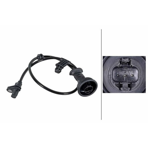 Hella ABS Wheel Speed Sensor Rear fits Mercedes-Benz A-Class 2004-2012