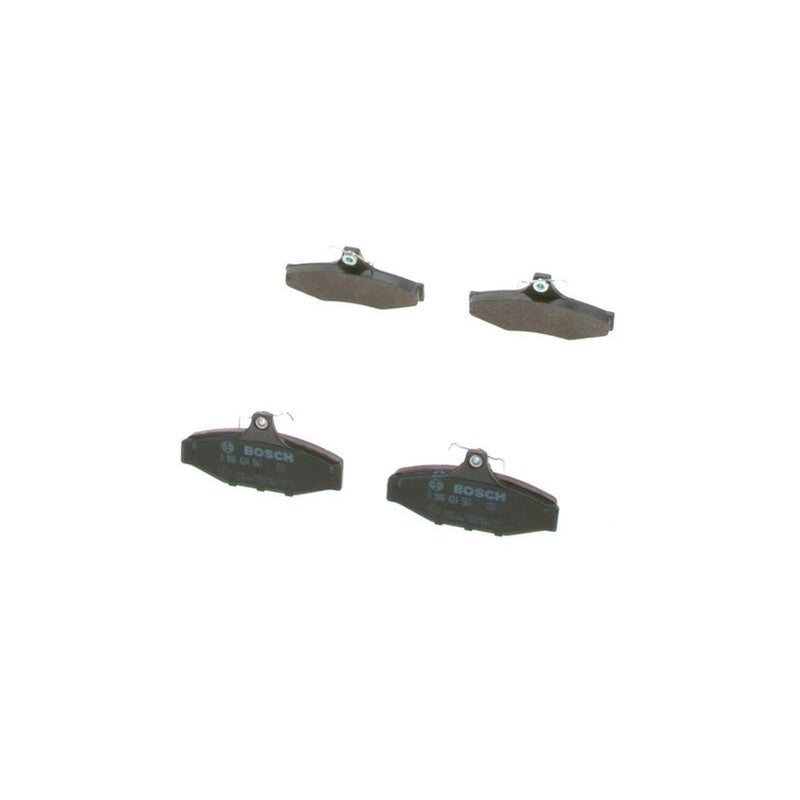 Bosch Front & Rear Pads fits Ssangyong Korando 1996-2006 2.0 2.3 2.9 3.2