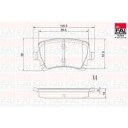 FAI Front Vented & Rear Vented Brake Discs & Pads fits Audi A6 C6 2004-2011