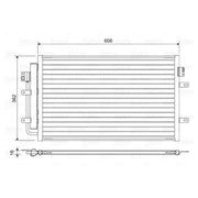 Valeo Air Conditioning Condenser 822551