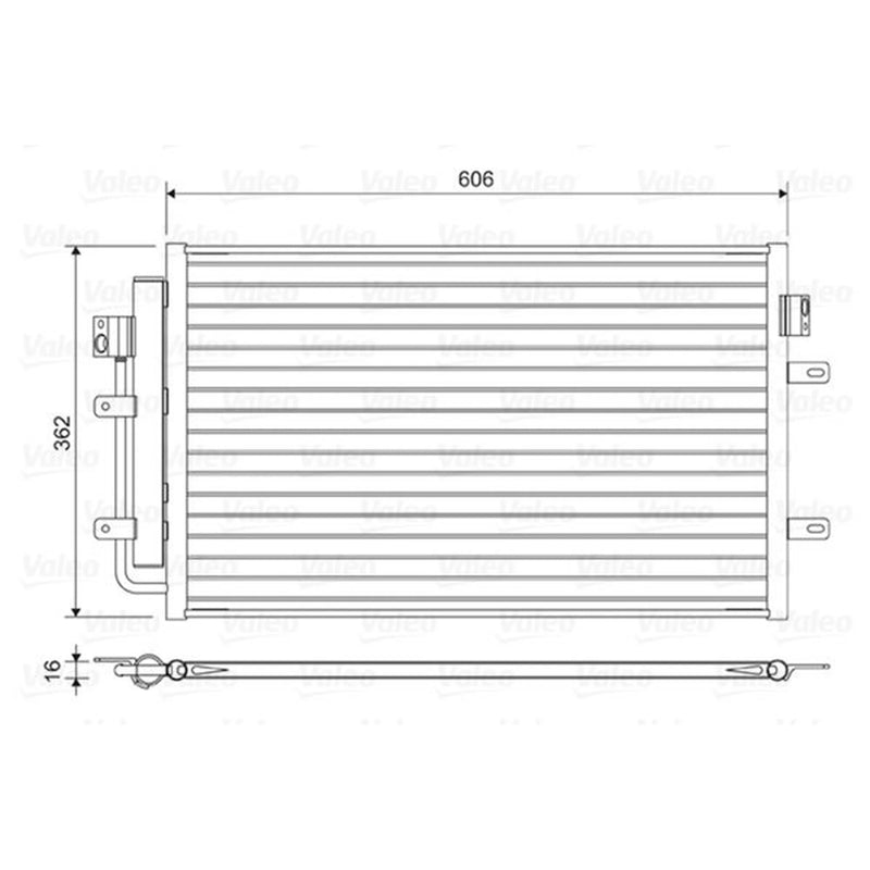 Valeo Air Conditioning Condenser 822551