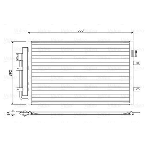 Valeo Air Conditioning Condenser 822551