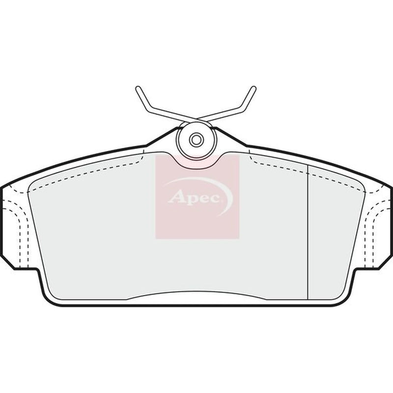 Apec Front Brake Pad Set PAD1082