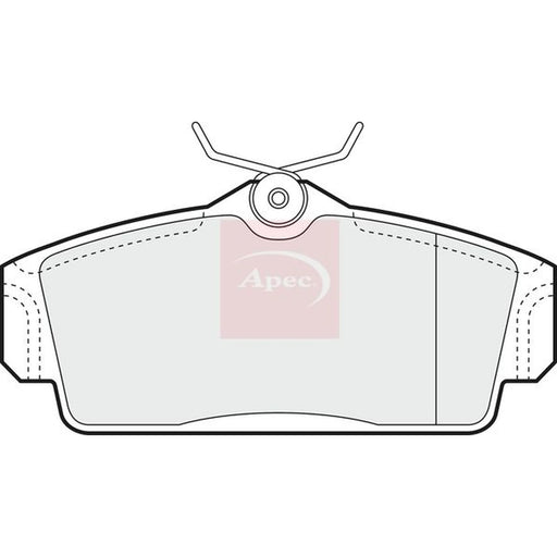 Apec Front Brake Pad Set PAD1082