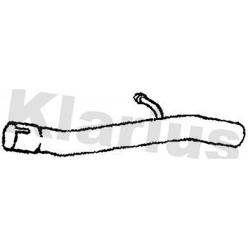 Klarius Exhaust Pipe OD fits Ford C-Max II 2012-2019 1.0