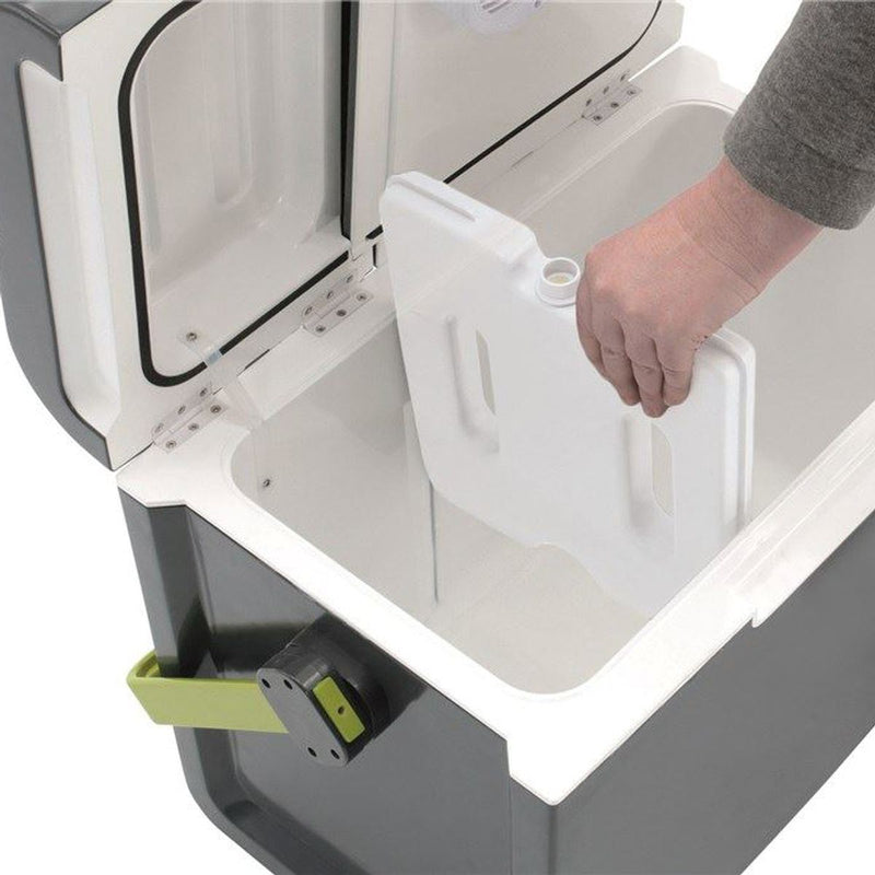 Ecocool Grey 24L Coolbox (590173) Convenient 12V 230V Cooler for Any Adventu Ecocool - Dynamic Drive