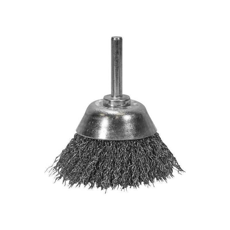 Faithfull Wire Cup Brush 75mm x 6mm Shank, 0.30mm Wire Faithfull - NN4 Online