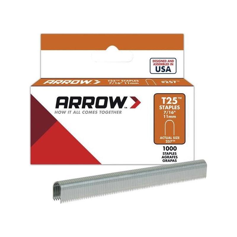 Arrow T25 Staples 11mm (7/16in) (Box 1000) Arrow - Town Tools
