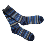Mens lightweight thermal insulated striped socks (assorted colours) 2741 UK Camping And Leisure - Dynamic Drive