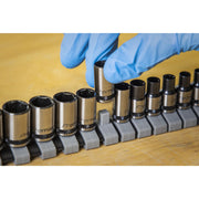 Sealey Socket Set 13pc 1/4"Sq Drive Metric Black Series AK7990 Sealey - Dynamic Drive