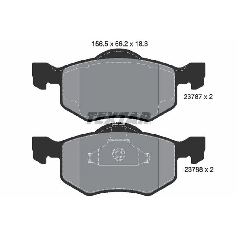 Textar Front Brake Pad Set 2378701