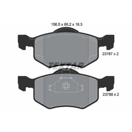 Textar Front Brake Pad Set 2378701