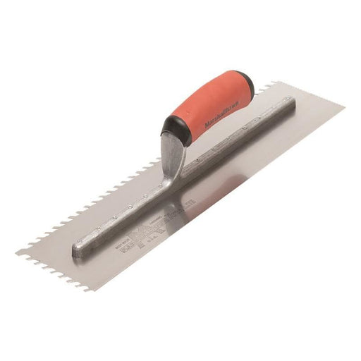 Marshalltown LayFlat 10mm Notch Trowel 16 x 4in Marshalltown - Dynamic Drive