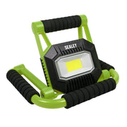 Sealey LEDFL10W R/Charge Portable Fold Flat Floodlight 10W COB LED Li-ion Sealey  - Dynamic Drive