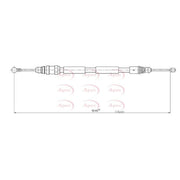 Apec Handbrake Cable Right Rear CAB1605