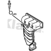 Klarius Catalyst Type Appr With Pipe fits Chevrolet Aveo 2011-2015 1.2 1.4