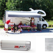 Fiamma F45 L Winch Awning Wind Out 500cm Titanium Case Royal Grey Fabric Fiamma  - Dynamic Drive
