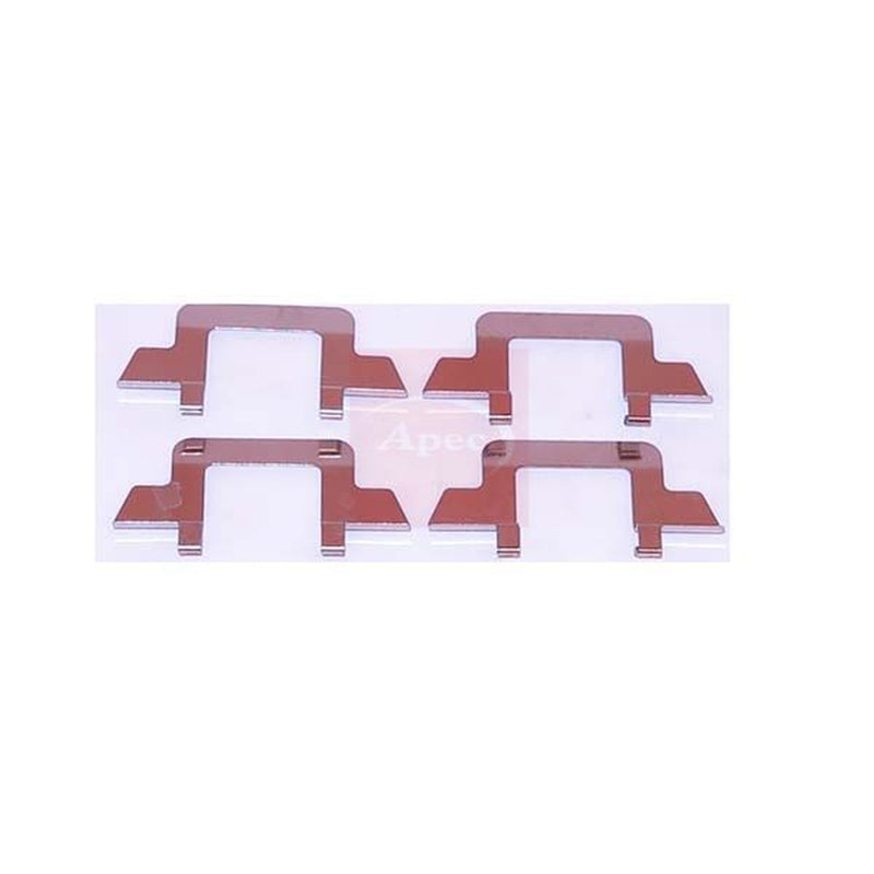 Apec Brake Pad Accessory Fitting Kit Front fits Citroën C2 2003-2010 1.4 1.6