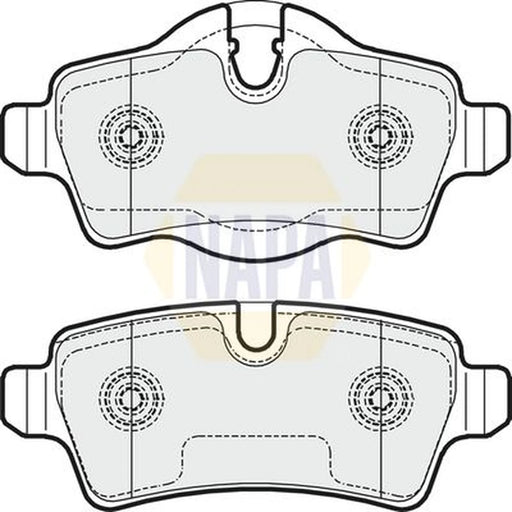 NAPA Rear Brake Pad Set fits Mini Mini 2006-2015 1.6