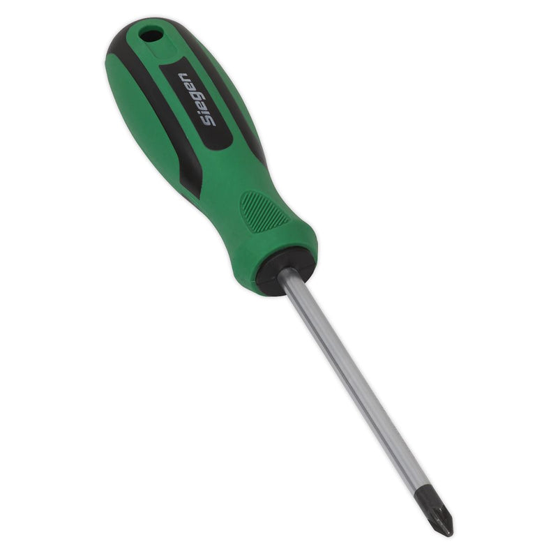 Seigen by Sealey Screwdriver Pozi #2 x 100mm S01186 Seigen by Sealey  - Dynamic Drive