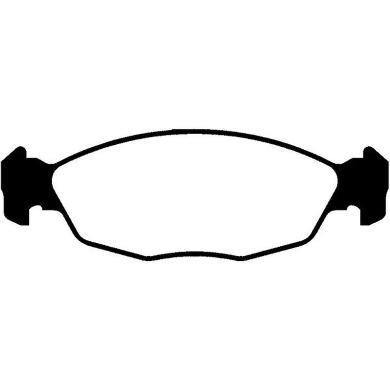 Abtex Front Brake Pad Set fits Daewoo Lanos 1997 on 1.3 1.5