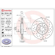 Brembo Xtra Front / & Rear / Brake Discs & Pads fits Audi A1 2010-2015