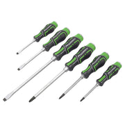 Sealey Premier Premier Hammer-Thru Screwdriver Set 6pc - Hi-Vis Green AK4940HV Sealey Premier - Dynamic Drive