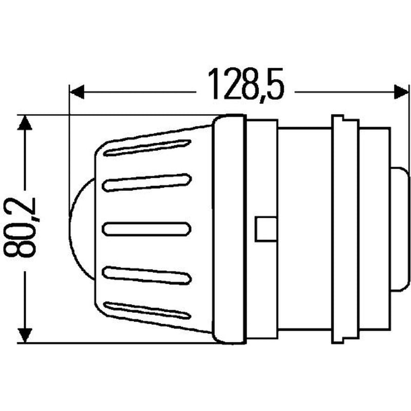 Hella Headlight Headlamp H7 Right