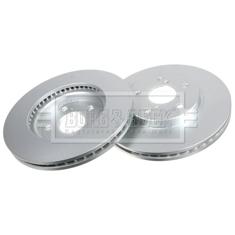 Borg & Beck Front Brake Vented Discs & Pads fits Toyota Camry 2001-2006 2.4 3.0