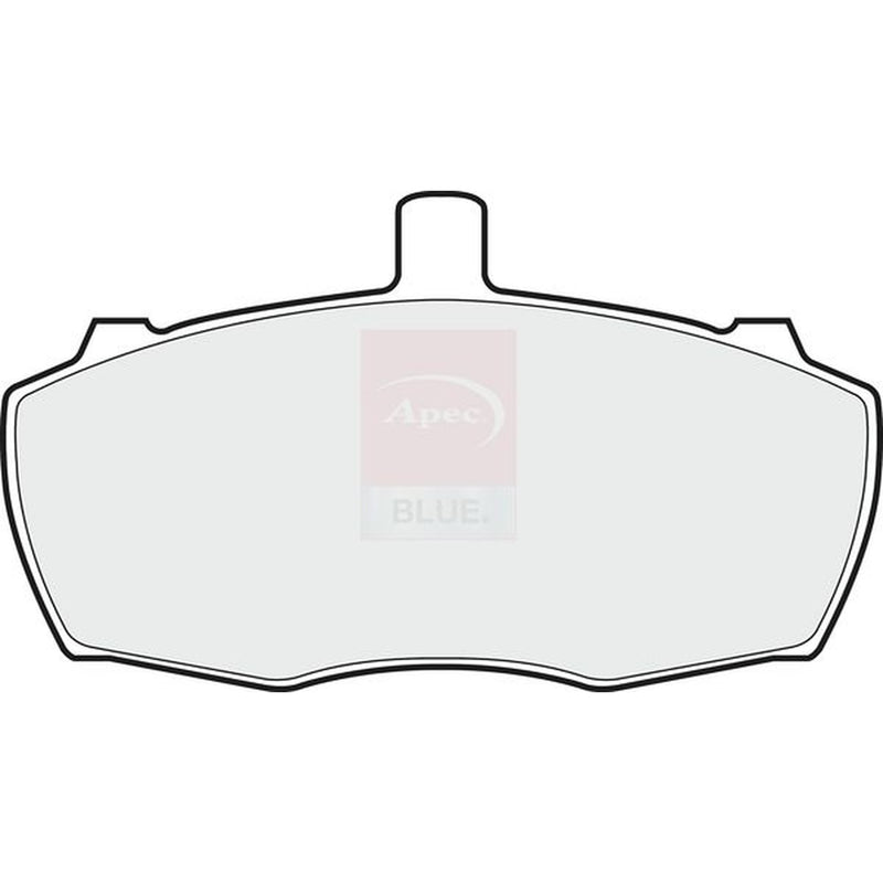 Apec Front Brake Pad Set fits Ford Transit 1985-1992 1.6 2.0 2.5