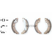 Textar 4 x Brake Shoe Set Axle Kit 91018200